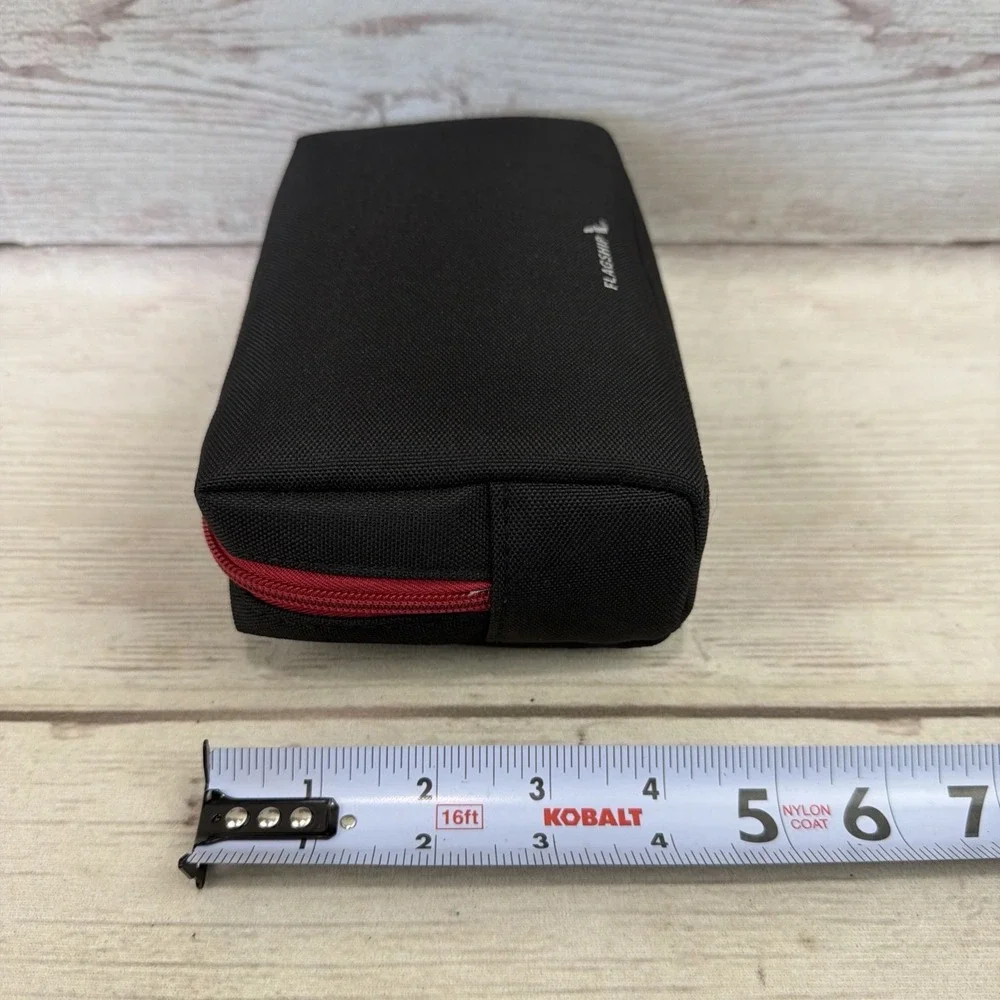 Brandon Blackwood Flagship American Airlines 7.5x5 Canvas Bag Zipper Pouch EXC